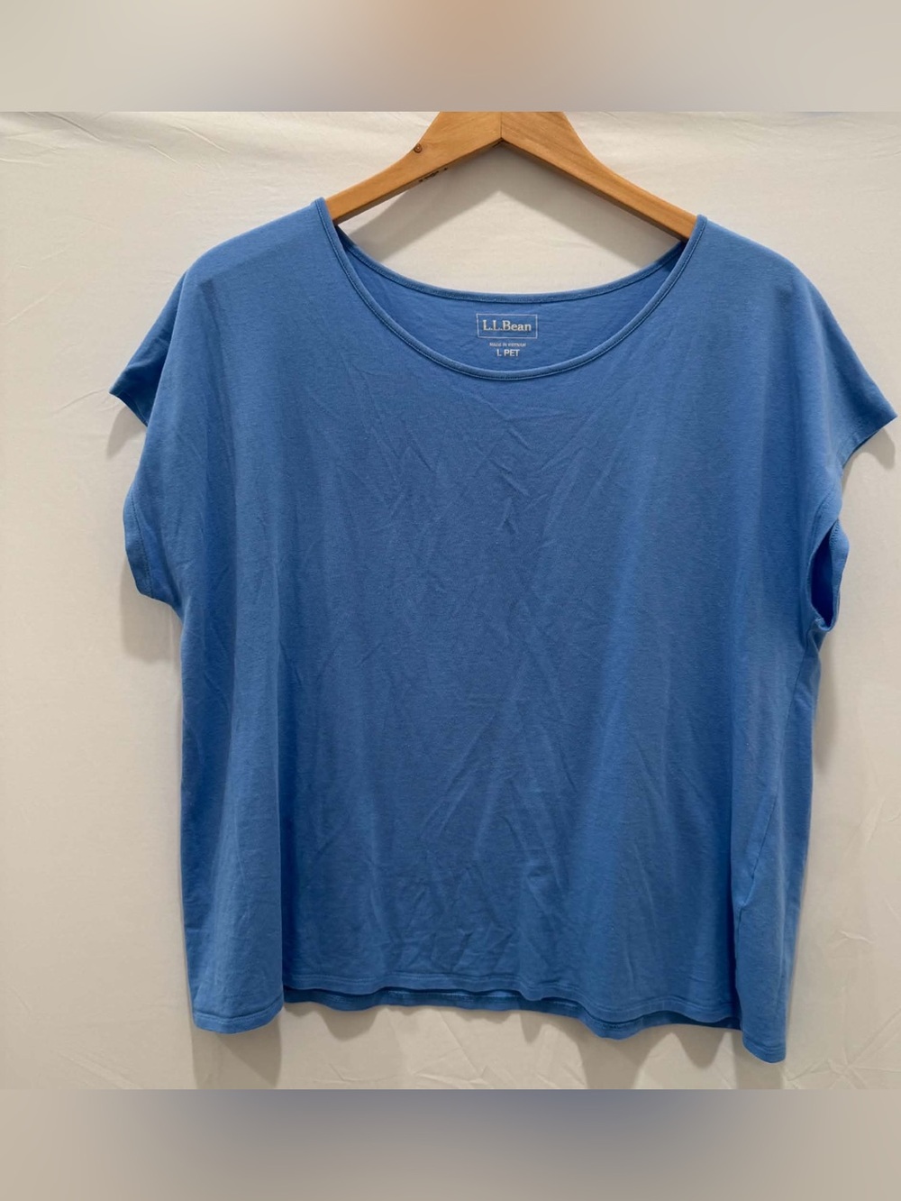 L.L. Bean Women’s Sky Blue Short Sleeve Crewneck Tee
